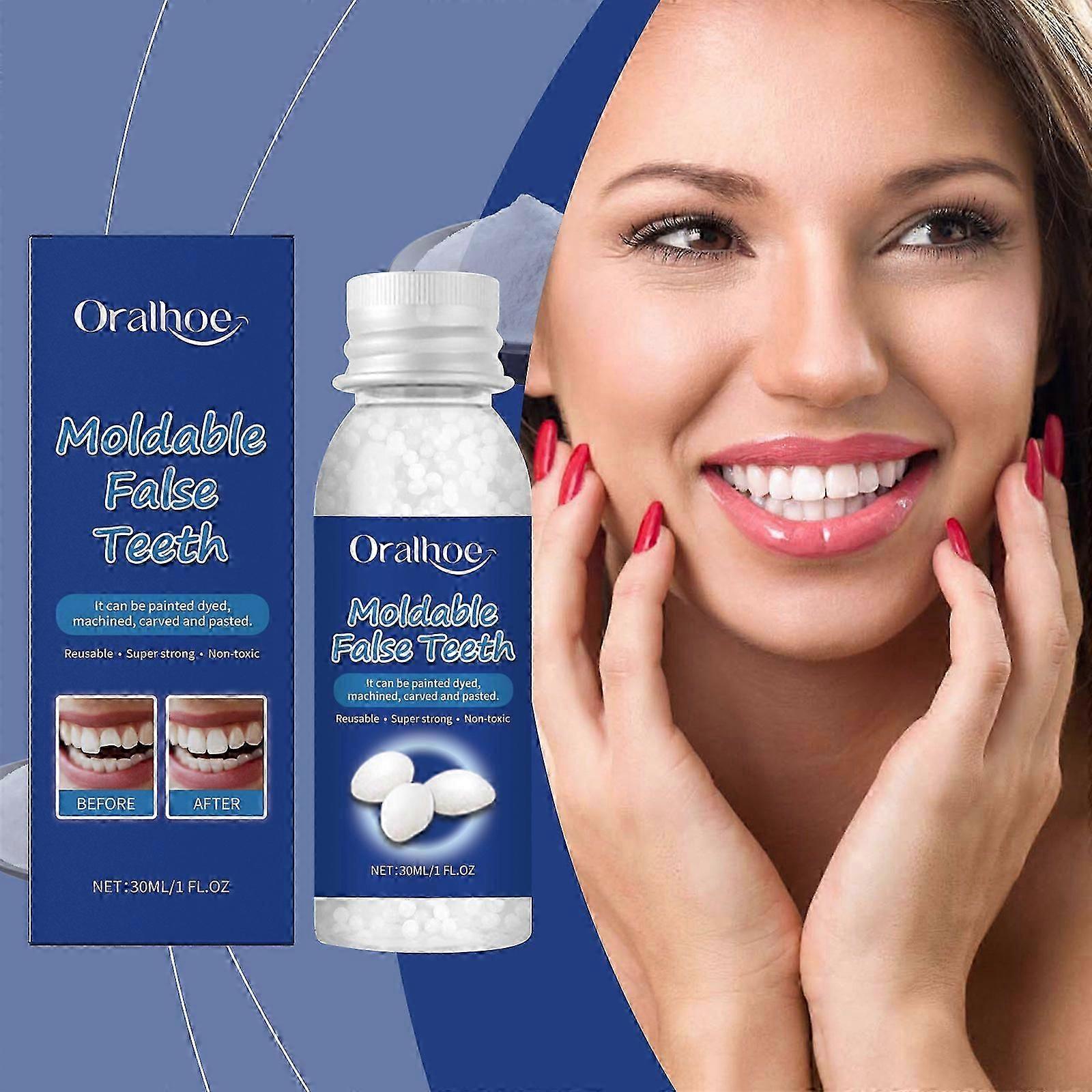 Diş Tamir Takımı Geçici Diş Dolgu Onarım Boncukları Diş Onarım Granülleri Sahte Dişler Dişler İçin Diş Tutkalı