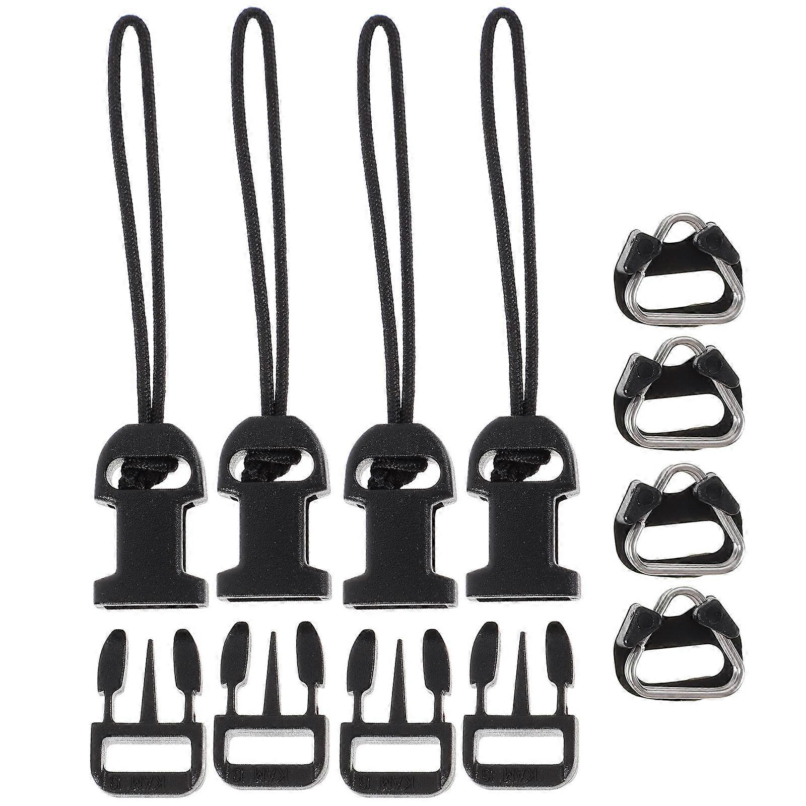 Camera Strap Connectors Lug Ring Adapter for Photographer Accessories Black ABS 8.00X1.30X0.60cm Compatible with Various Cameras 1 Set
