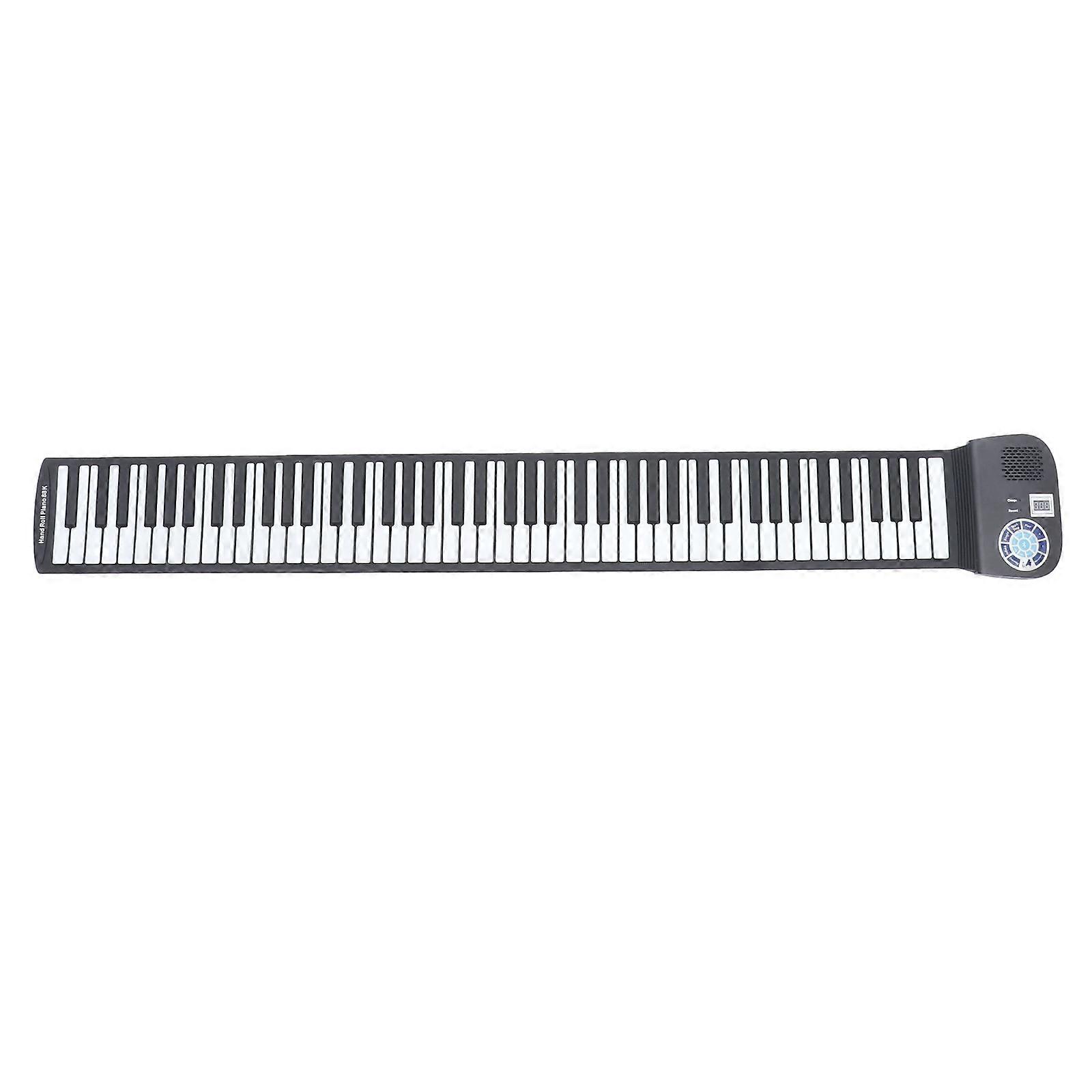 Hand Roll Piano Electronic Keyboard Portable Digital Piano For Adults Travel Interactive Learning 1Set