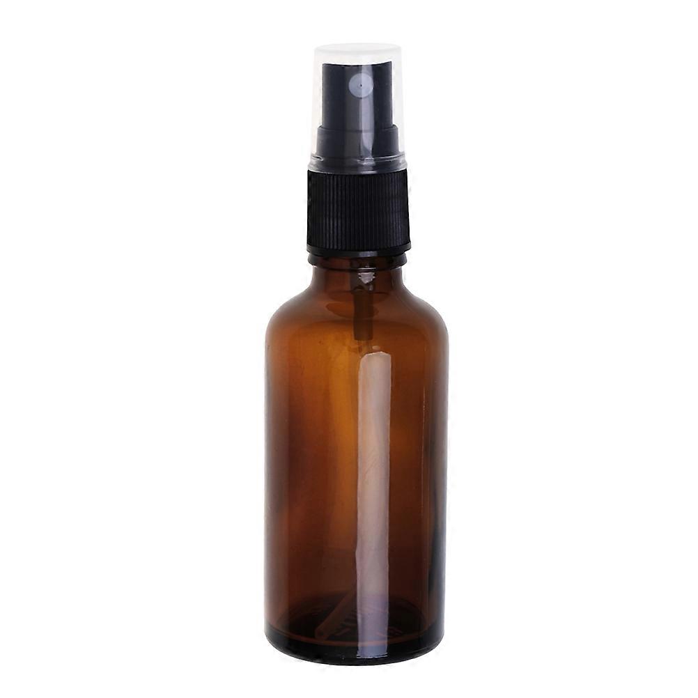 Portable Travel Bottle Press Spray Design For Daily Use And Travel 20ml Cylindrical Shape Brown