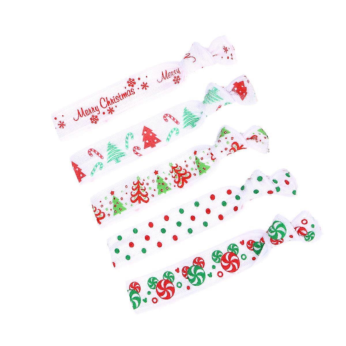 Bandas de cabelo festivas Acessórios de estilo Cores sortidas Design simples 7x1.5x0.6cm 25Pcs para meninas mulheres