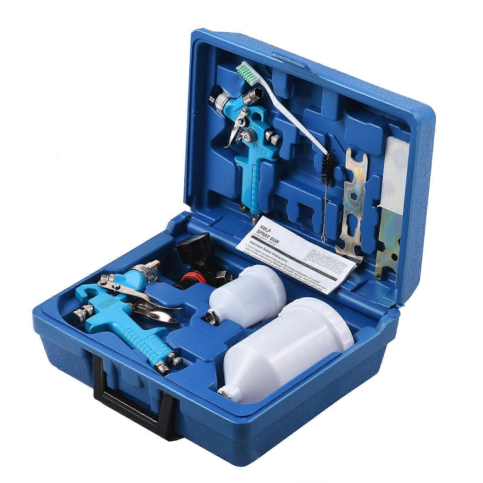 HVLP in gravity feed spray guns putty