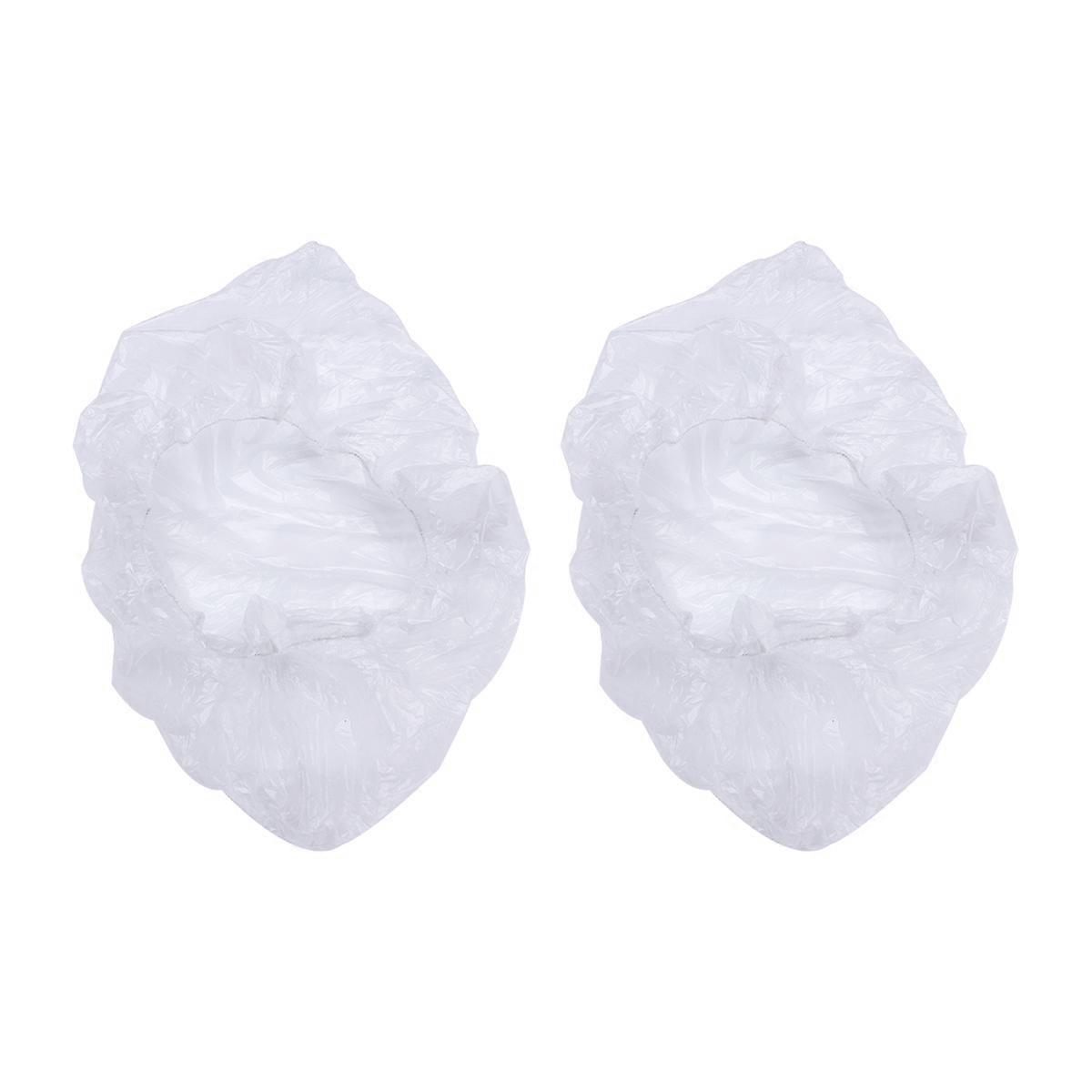 Transparent Disposable Shoe Covers Waterproof Dustproof for Home Use 200pcs Plastic