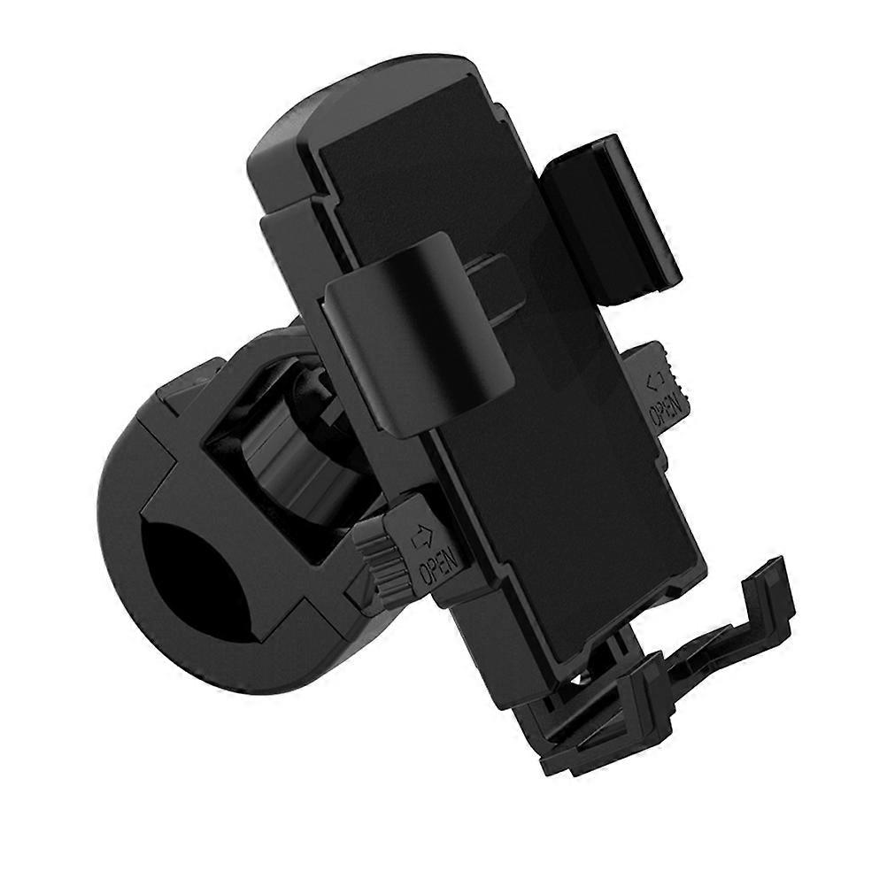 Handlebar Mounted Phone Holder Comfortable Viewing Stable Grip 1Set
