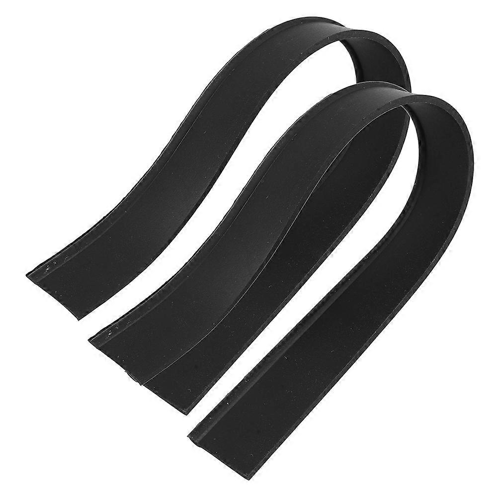 Glass Squeegee Rubber Replacement Strip for Car Use 2Pcs Cleaning Tool