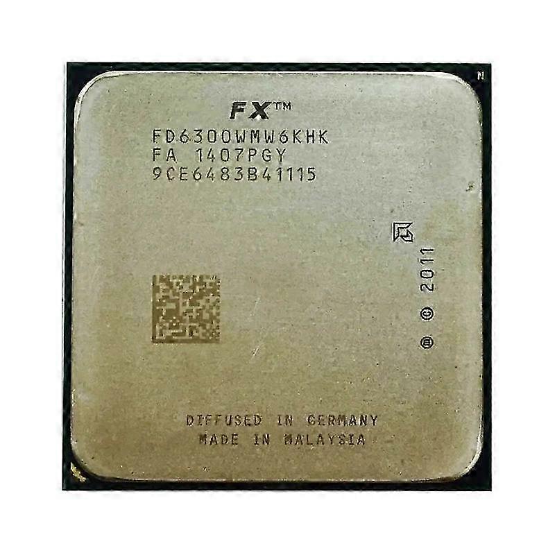FX-6300 CPU - Socket AM3+ 6 Cores 6 Threads 3.5GHz 8MB L3 Cache 95W.