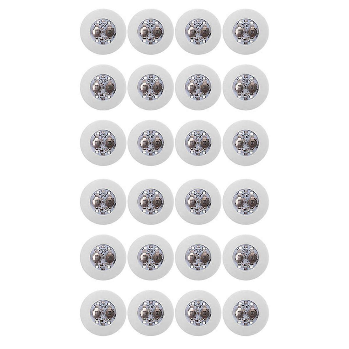 LED Coaster,24 Pack Light Up Coasters,LED Bottle Lights,LED Sticker Coaster Discs Light Up for Flash