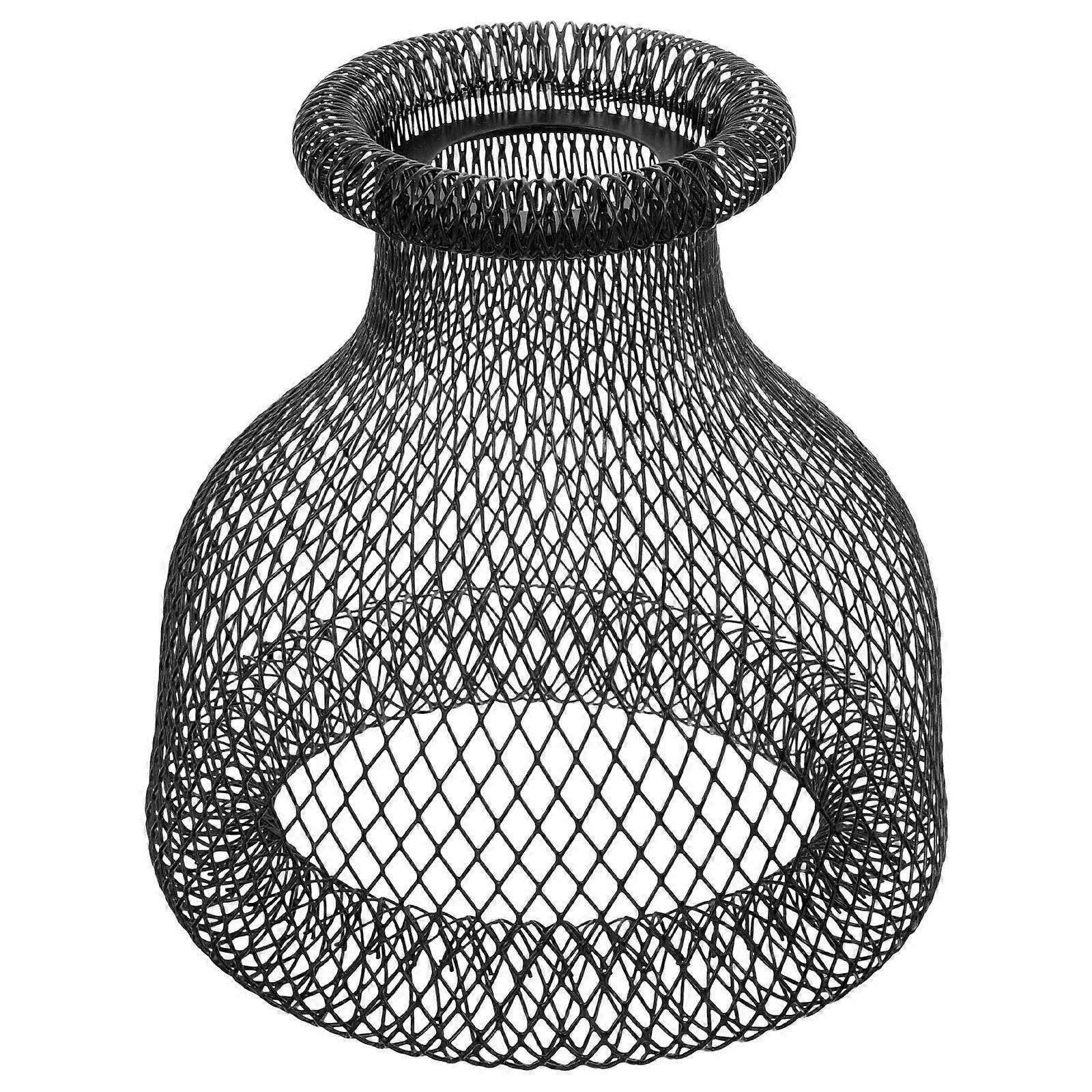 Vintage Lampshade Iron Lampshade Cage Pendant Lampshade Replacement With Light Diffusion Feature For Restaurant 1Pack