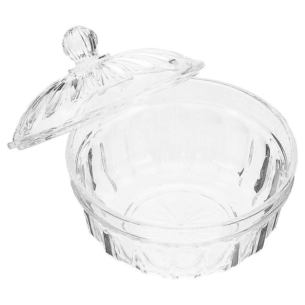 Clear Acrylic Candy Bowl with Lid for Home Party Treat Box Versatile Small Storage Container