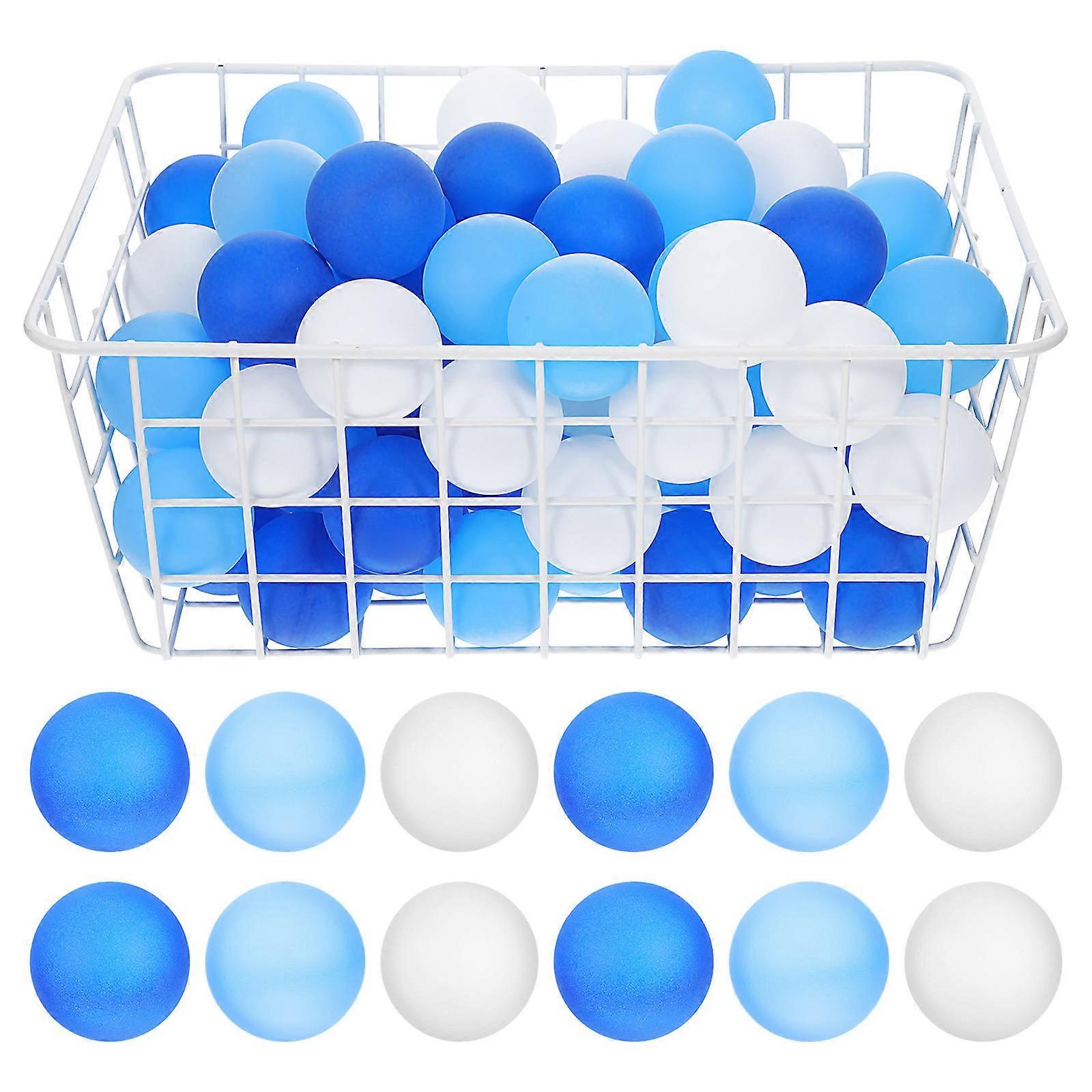 Strong PP Table Tennis Balls For Game Room Activities 4X4 CM Multi 120 Pcs