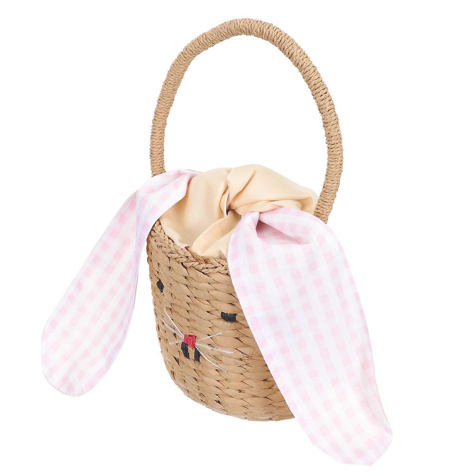Brown Woven Handbag for Kids with Cloth Material Perfect for Daily Use and Outdoor Activities