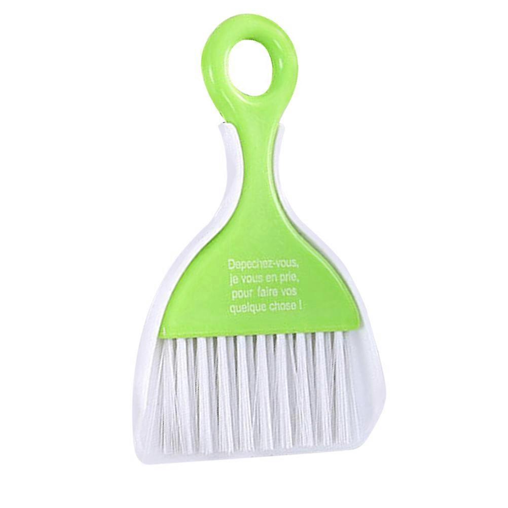 Compact Desktop Sweeper with Cleaning Brush Small Broom and Dustpan Set 1 Piece Random Color