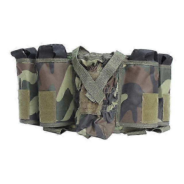 2025 Paintball Pod / Tank Battle Pack Belt Harness for Remote System with 4 Pouches