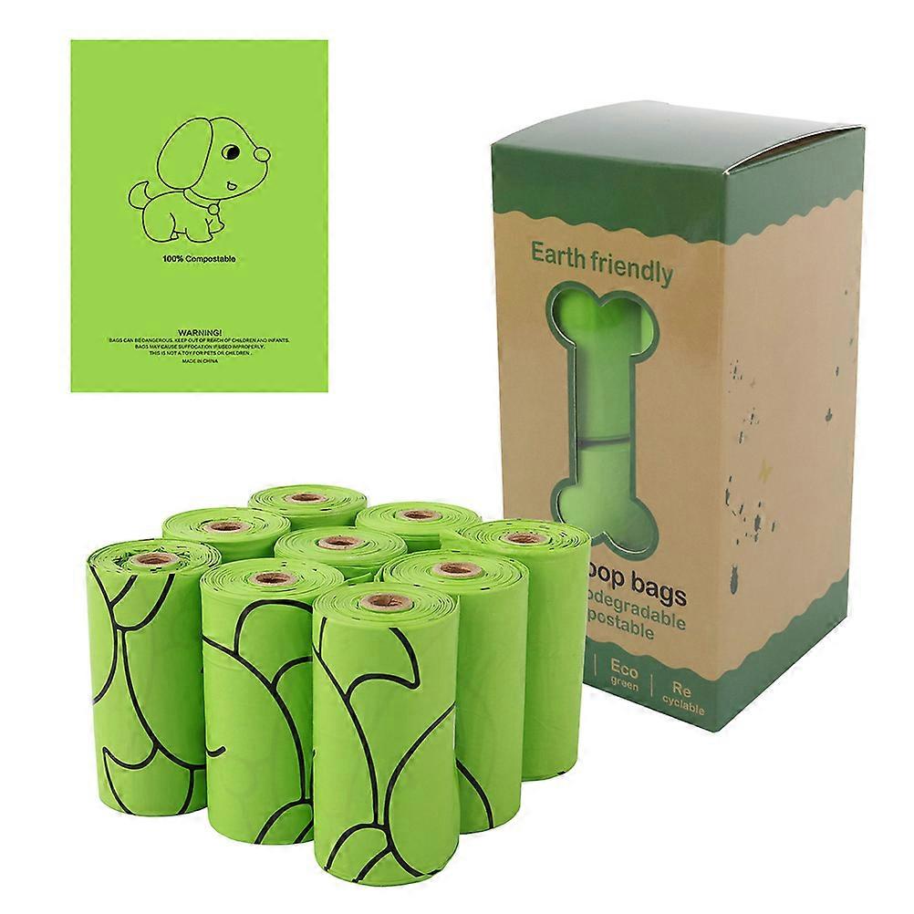 Pet Poop Bags Dispenser with Starch Durable and Strong for Picking Up Waste
