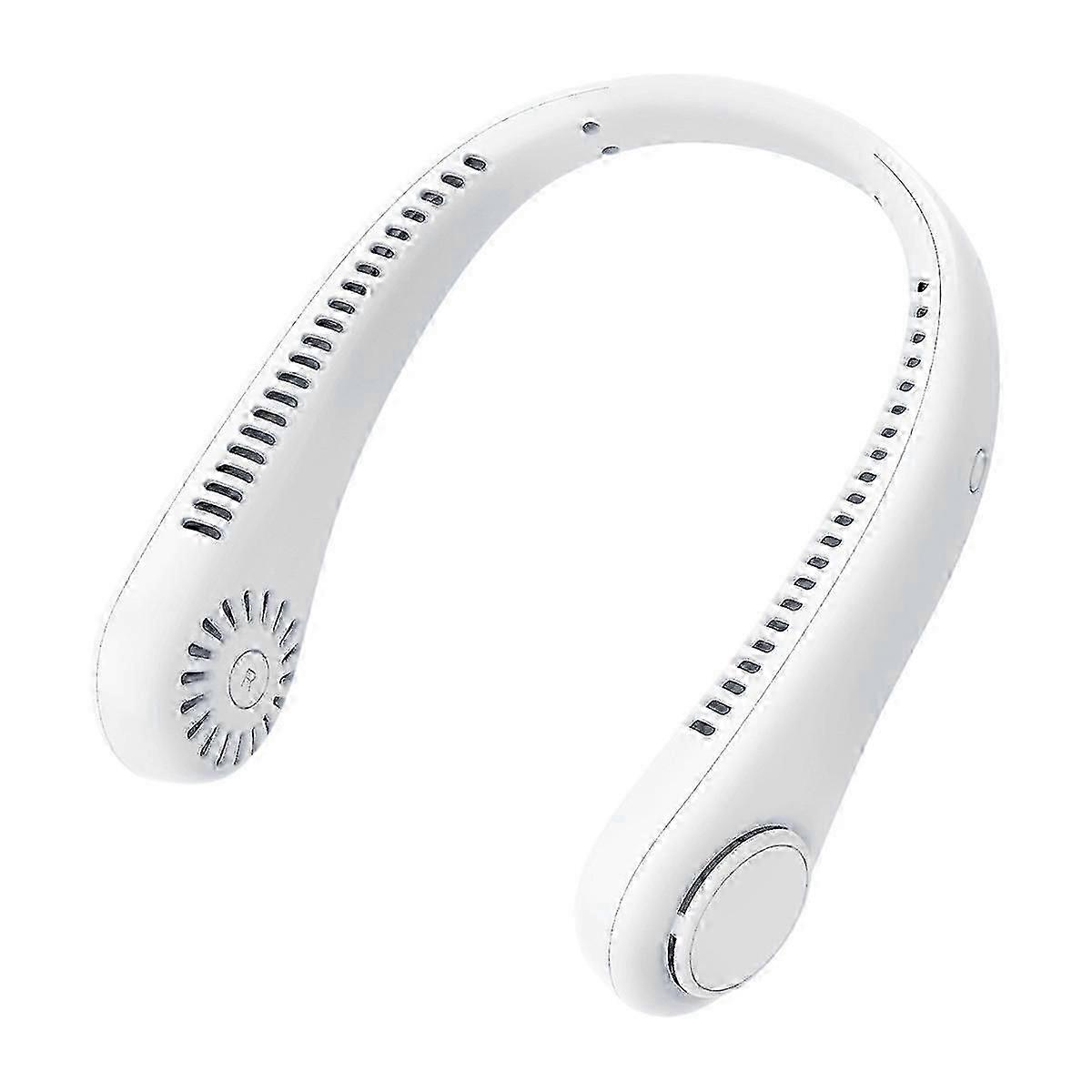 מאוורר צוואר, מאוורר Fluxofan, מאוורר צוואר מאוורר Fluxo, מאוורר צוואר נייד Fluxofan נטענת (לבן)