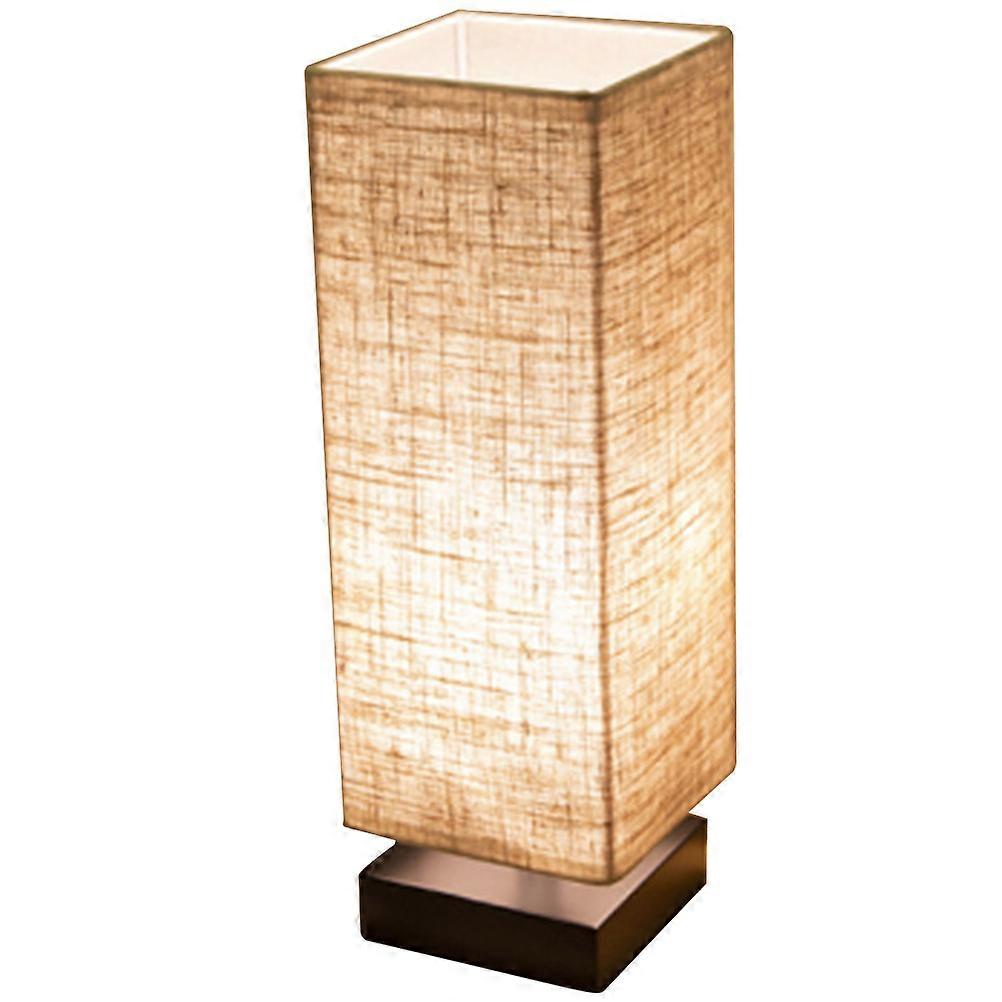 Mini Desk Lamp Beige Fabric For Study Shade Diameter 4.7 Inches 1Pack