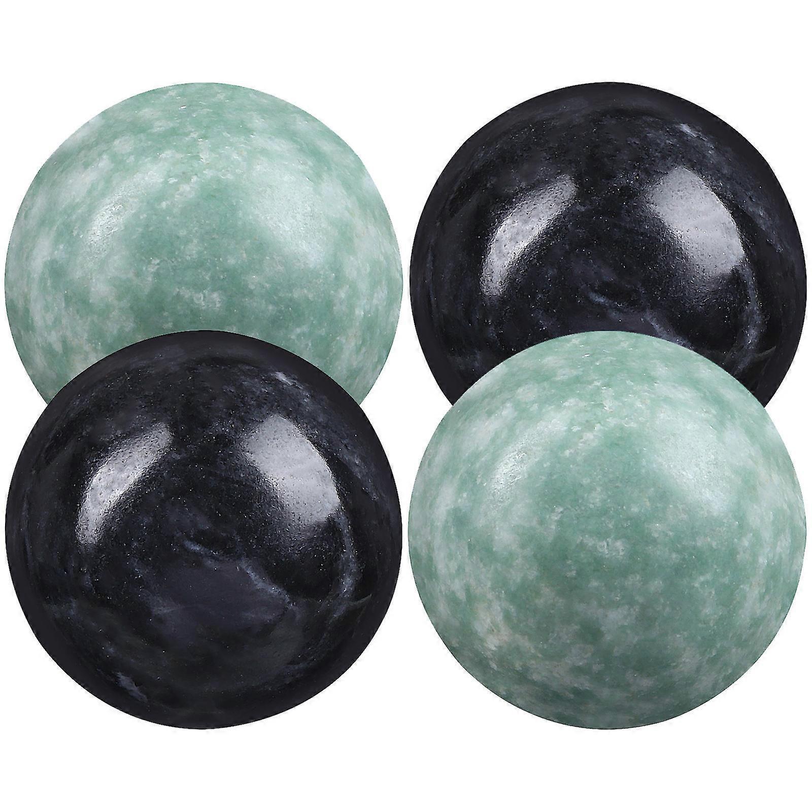 2 Sets Marble Pattern Exercise Balls for Hand Massage