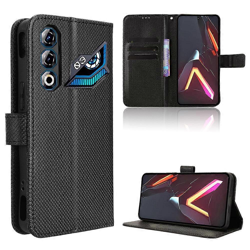 متوافق مع جراب محفظة جلدية ZTE nubia Neo 3 GT 5G مع غطاء هاتف بحزام من الماس