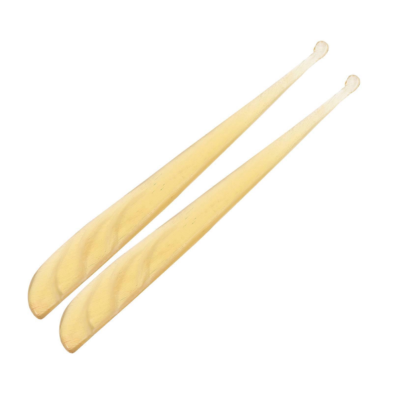 Shofar Ear Pick for Cleaning Use Made of Synthetic Material Lightweight and Durable Light Yellow 2 Pcs
