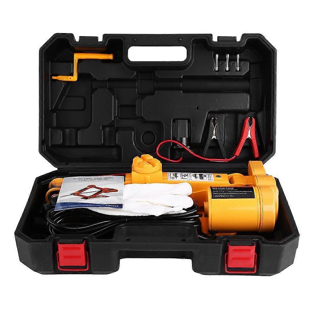 Height Adjustable Electric Car Jack 2 Ton Automatic Scissor Lift with Remote Control 35cm 3T