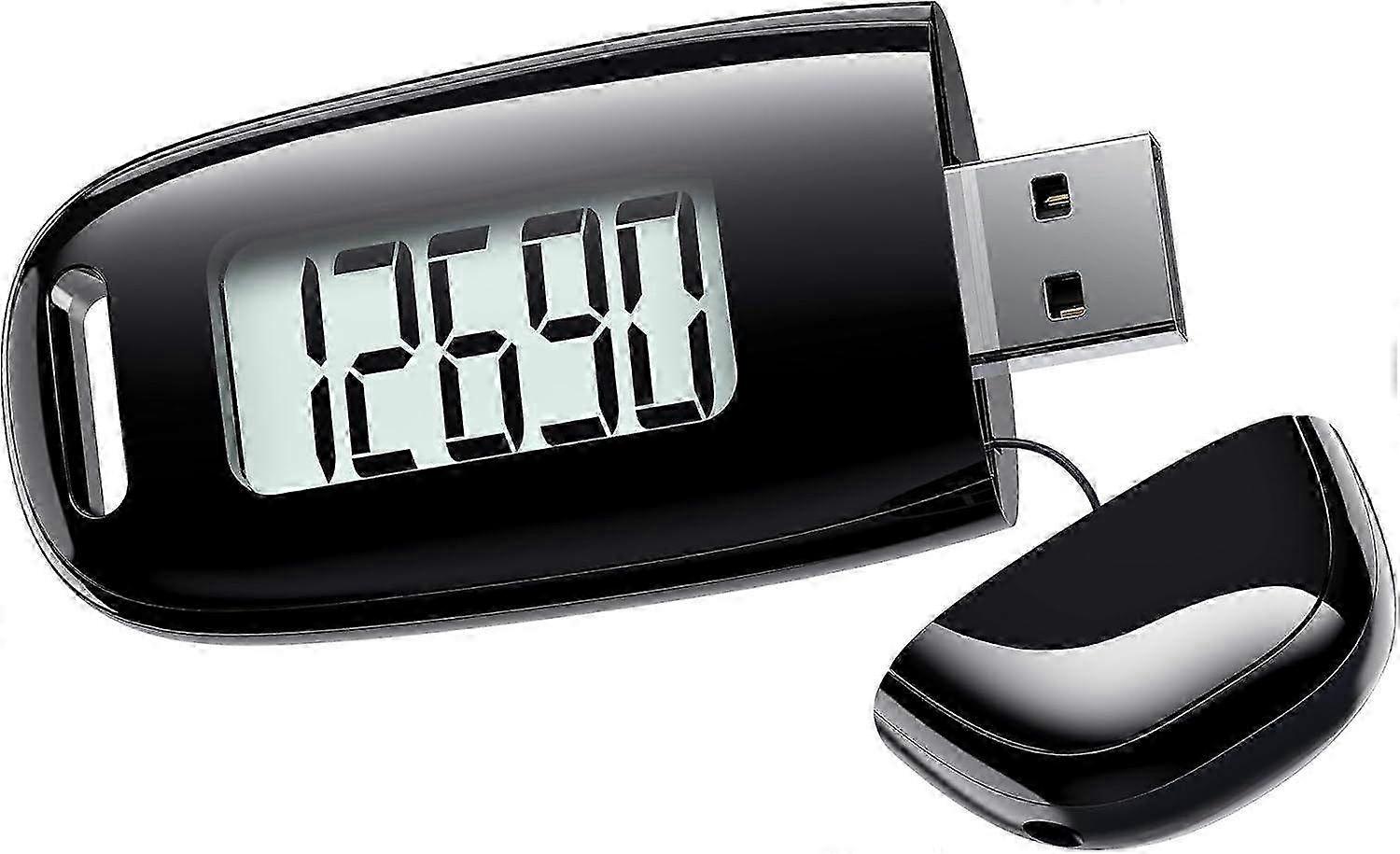 Digital Pedometer & Walking Step Counter - Accurate Step Tracker for Fitness Goals & Daily Activity Monitoring