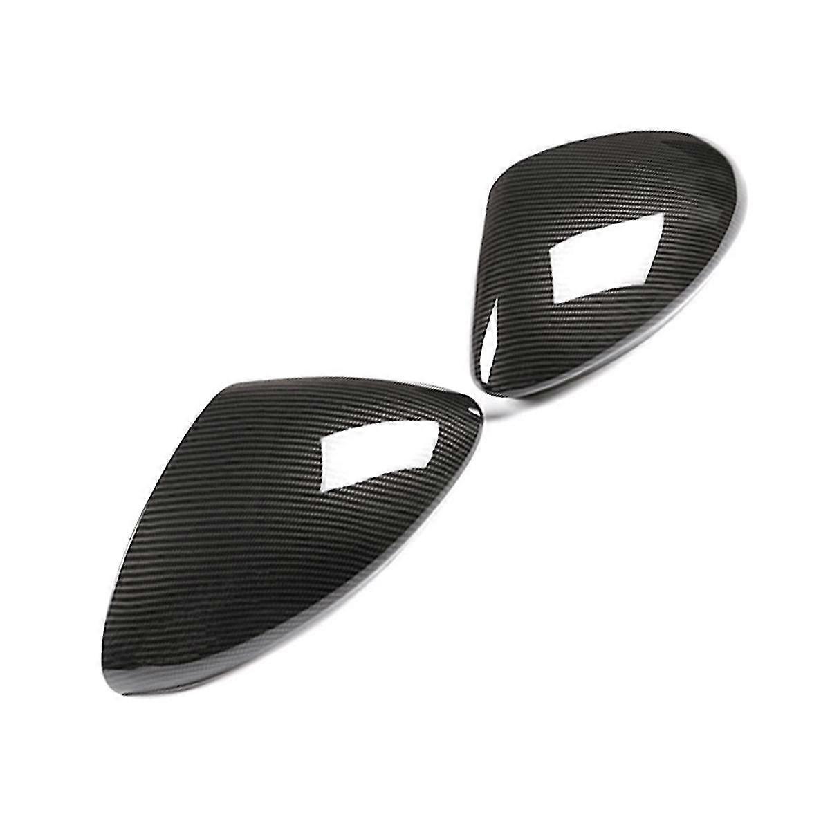 כובעי מראה אחורית בצד הרכב כיסוי סיבי פחמן סגנון עבור סטלביו 2017-2020