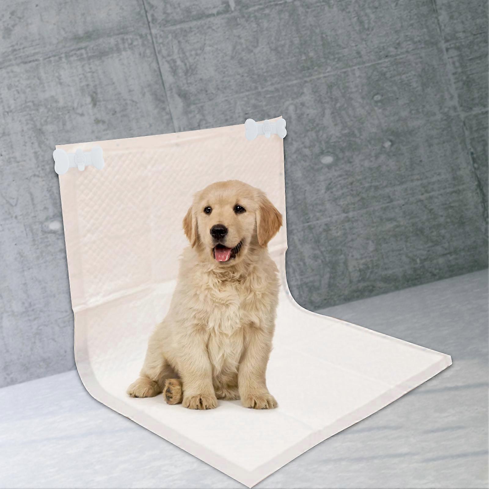Puppy Pad Holder Potty Holder with Strong Glue & Magnets Pee Pad Holder for Dogs Keep Clean Reduce Anti-slip Effort