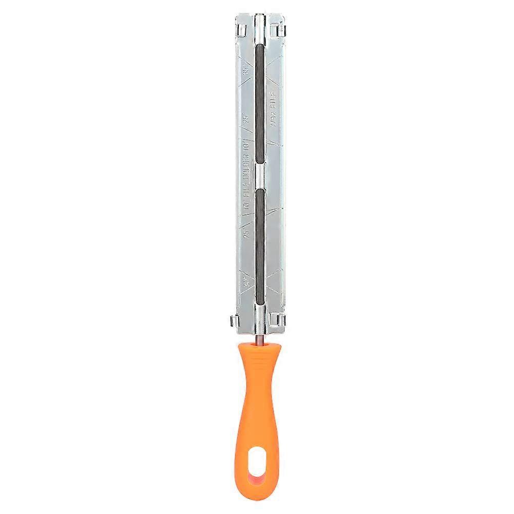 Chain File 4.8 mm Outdoor Chainsaw Sharpening Tool for Woodworking, Compatible with Firewood Cutting Chainsaws