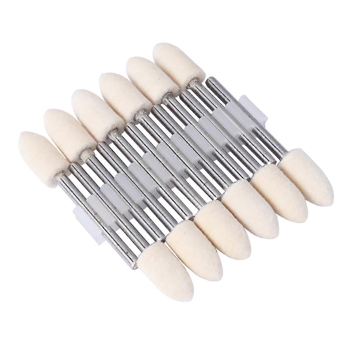 12Pcs Abrasive Polishing Heads Designed for Electric Drills and Grinders in for Cleaning and Brightening