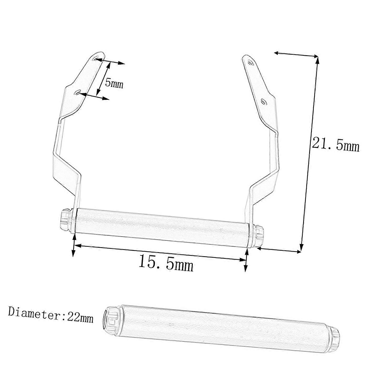 Motorcycle GPS Navigation Bracket Mounting Adapter Holder Front Bar Stand for Mobile Phone GPS Replacement for NC750X 2014-2015 NC700X 2012-2014