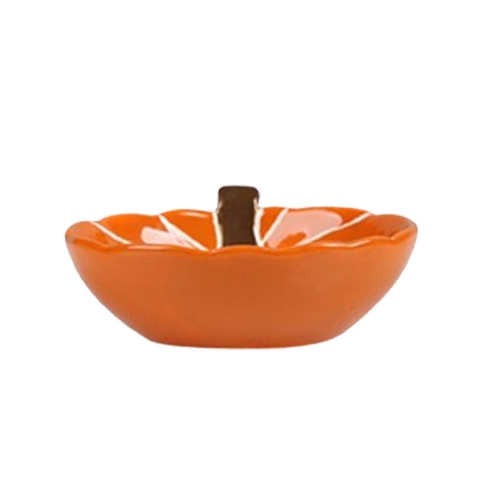 Halloween Pumpkin Tableware Food Storage Container, Easy Clean Bowl for Hotel, Home Kitchen, Evening Cafe - 3 Sizes Available