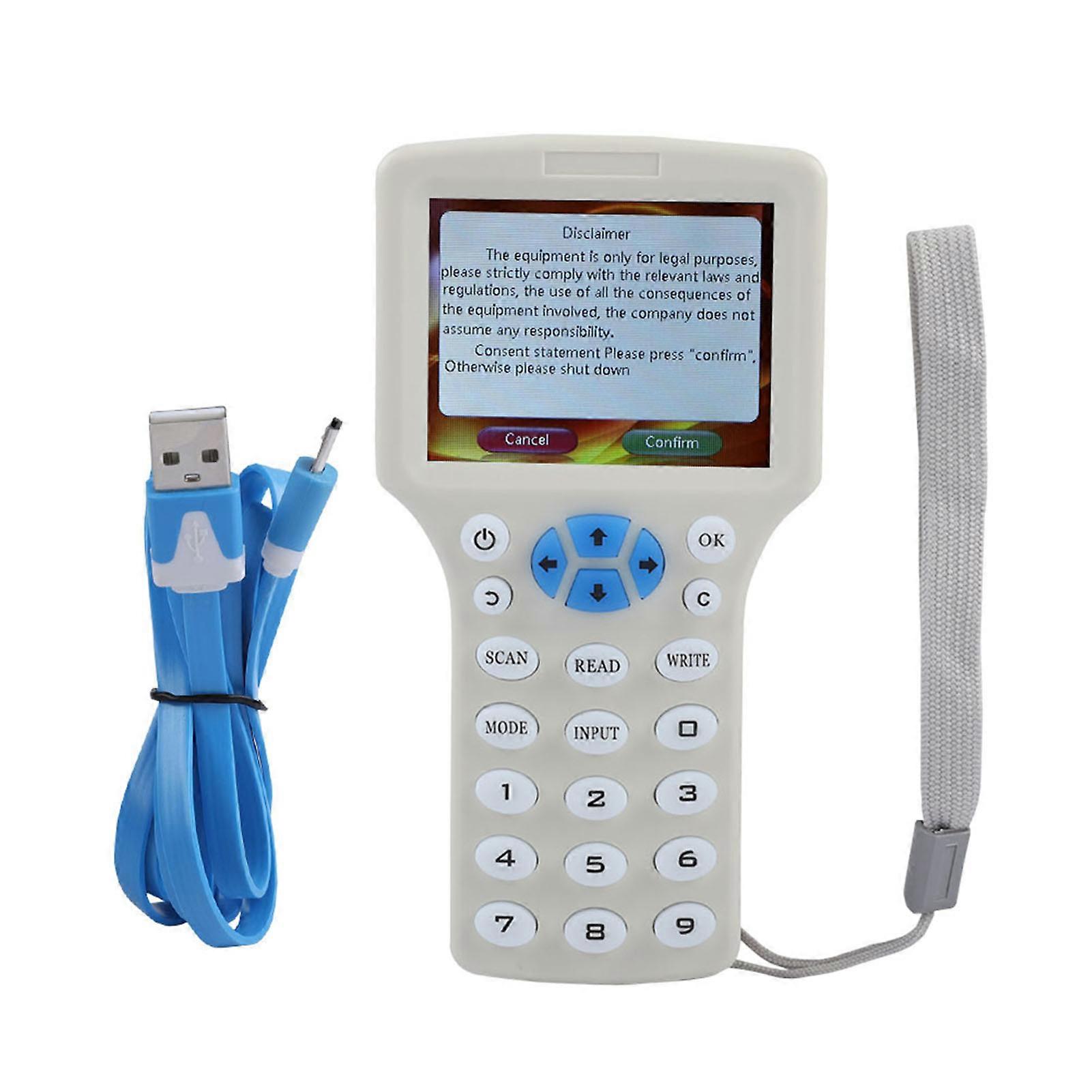 8 Frequency Multifunctional Copy Encrypted NFC Smart Card RFID Copier ID/IC Reader Writer