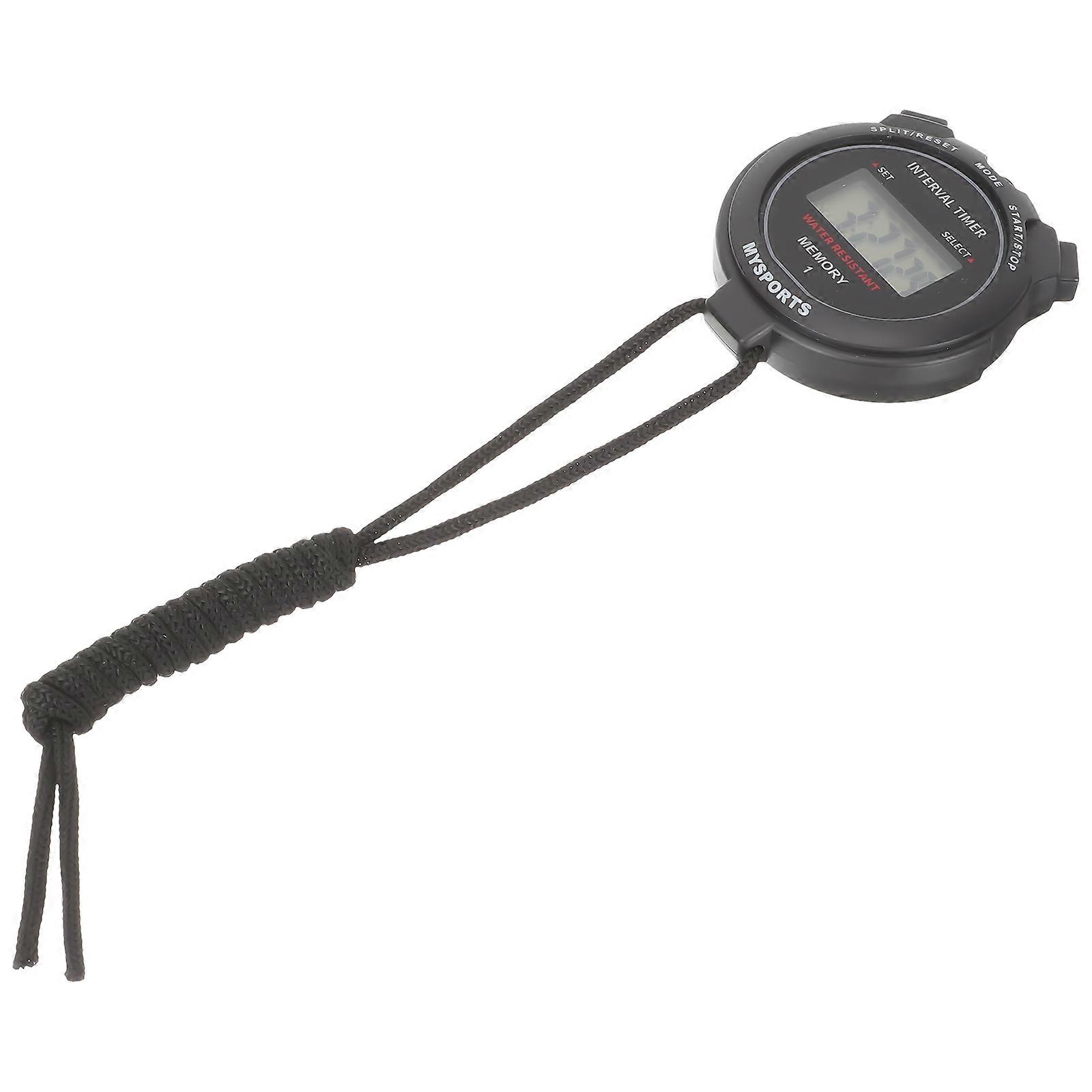 Digital Stopwatch Timer for Sports Training, Swimming, Running Professional Electronic Handheld Chronograph for Accurate Timing and Competitions