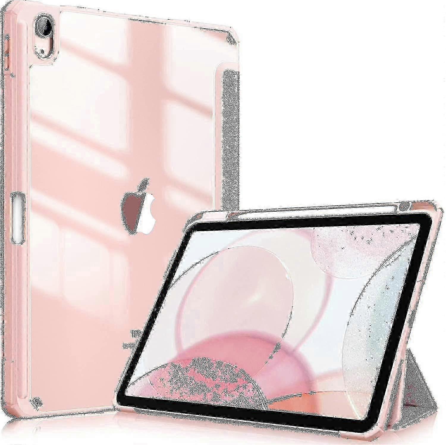 iPad Air 5th & 4th Generation 10.9 Inch Shockproof Cover with Clear Transparent Back Shell - Compatible with 2022 Models