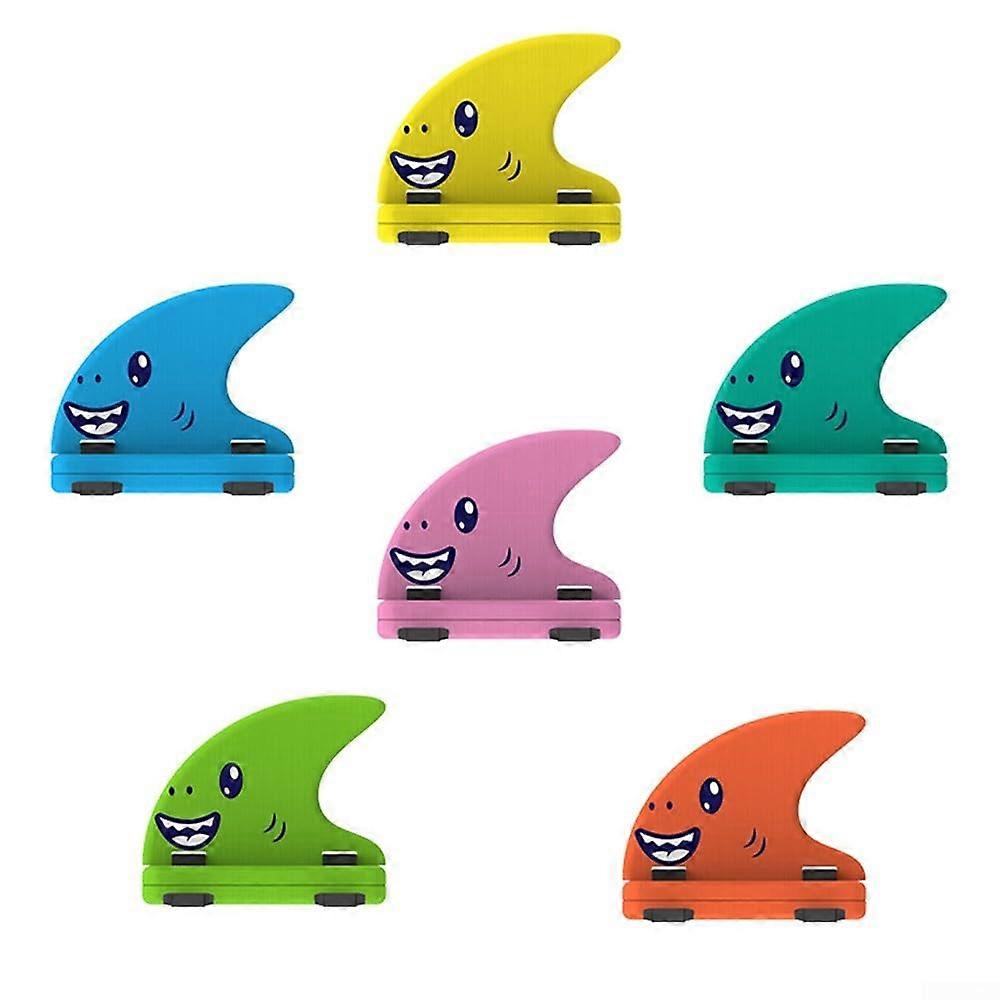 Shark fins, a lightweight EVA aid for children to improve swimming techniques.'