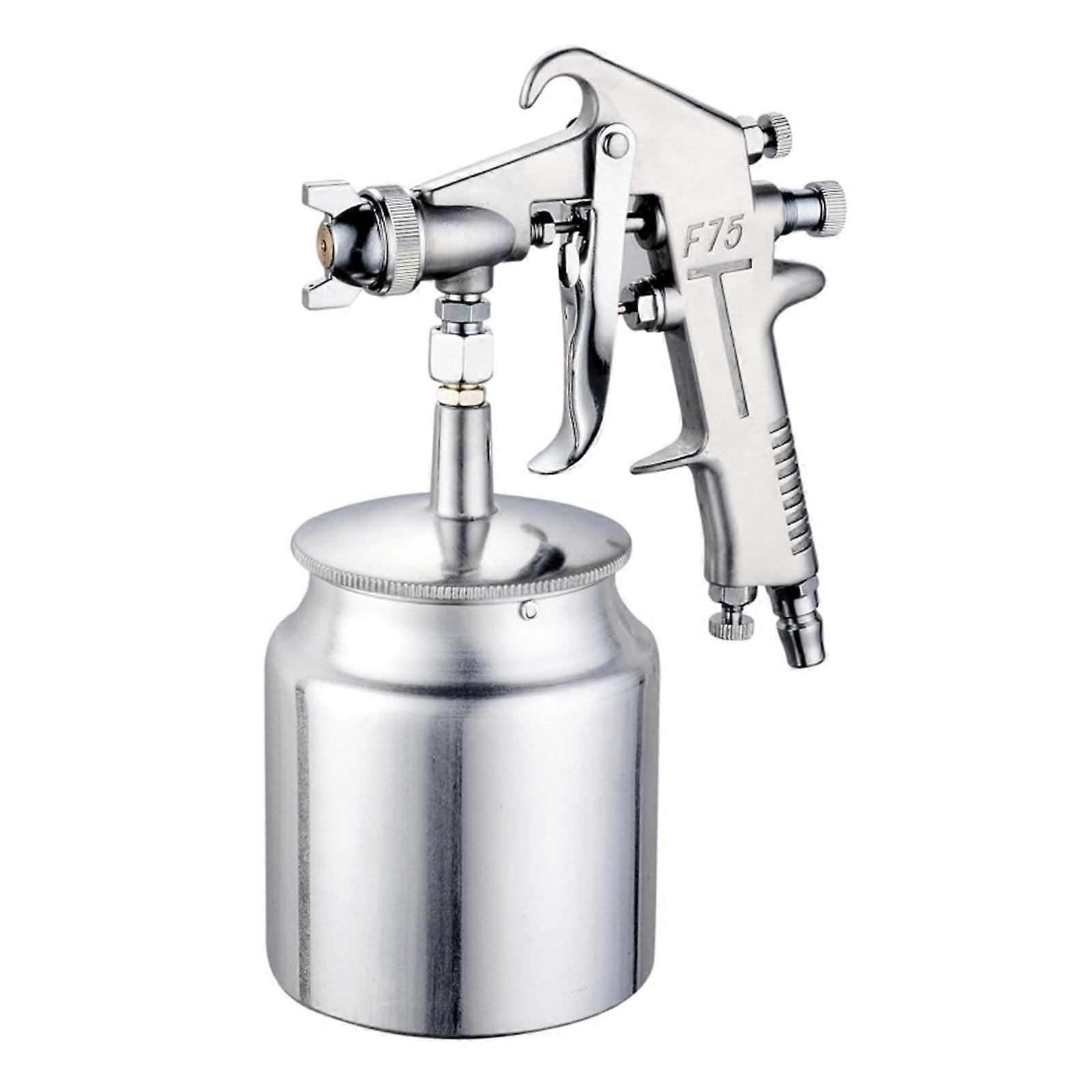 Kfz paint tool Comfortable grip paint sprayer Adjustable flow Pneumatic sprayer with joint Professional tool Put down the pot