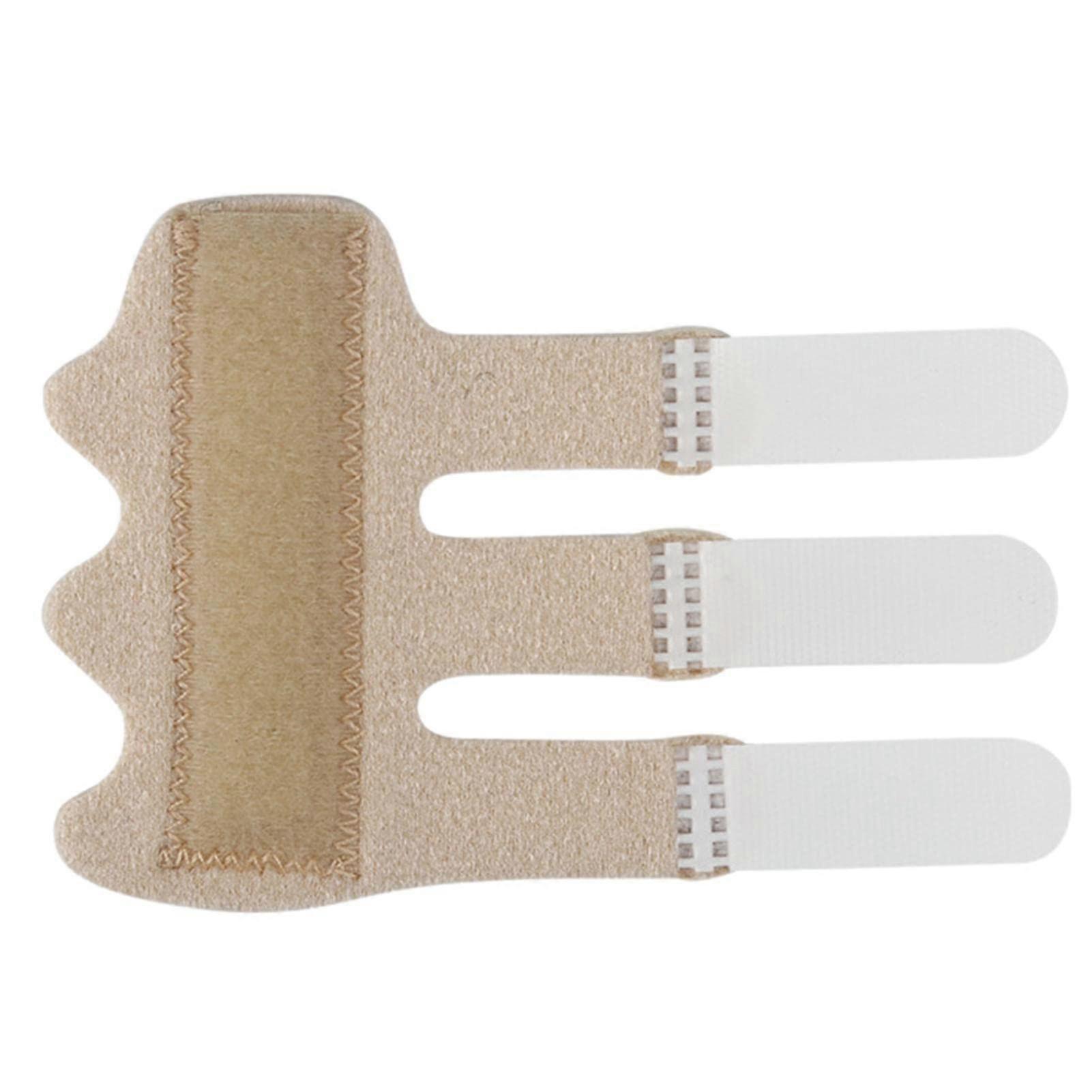 Finger Rest Trigger Finger Splint Brace for Joint Support and Sports Injuries, Skin-Colored Finger Cuffs, Adjustable Size