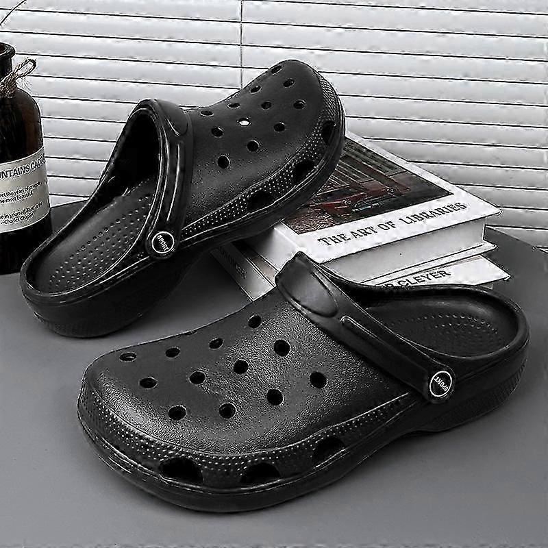 Men's Casual Comfortable Clogs, Breathable Wear-resistant Clogs For Indoor Outdoor Beach Garden, Summer