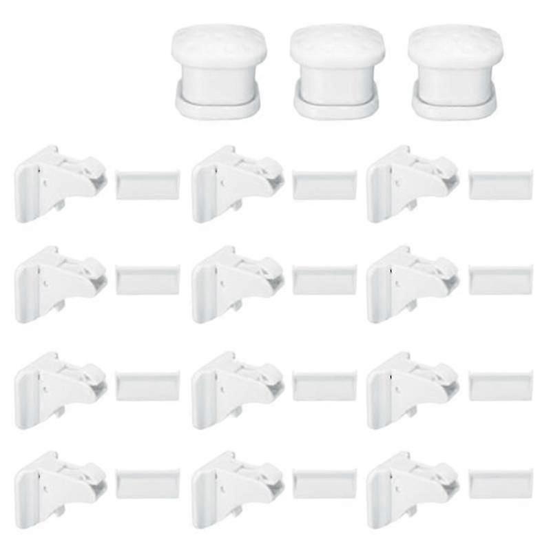 30 pcs μαγνητικό ντουλάπι κλειδαριά παιδιά απόδειξης παιδιών