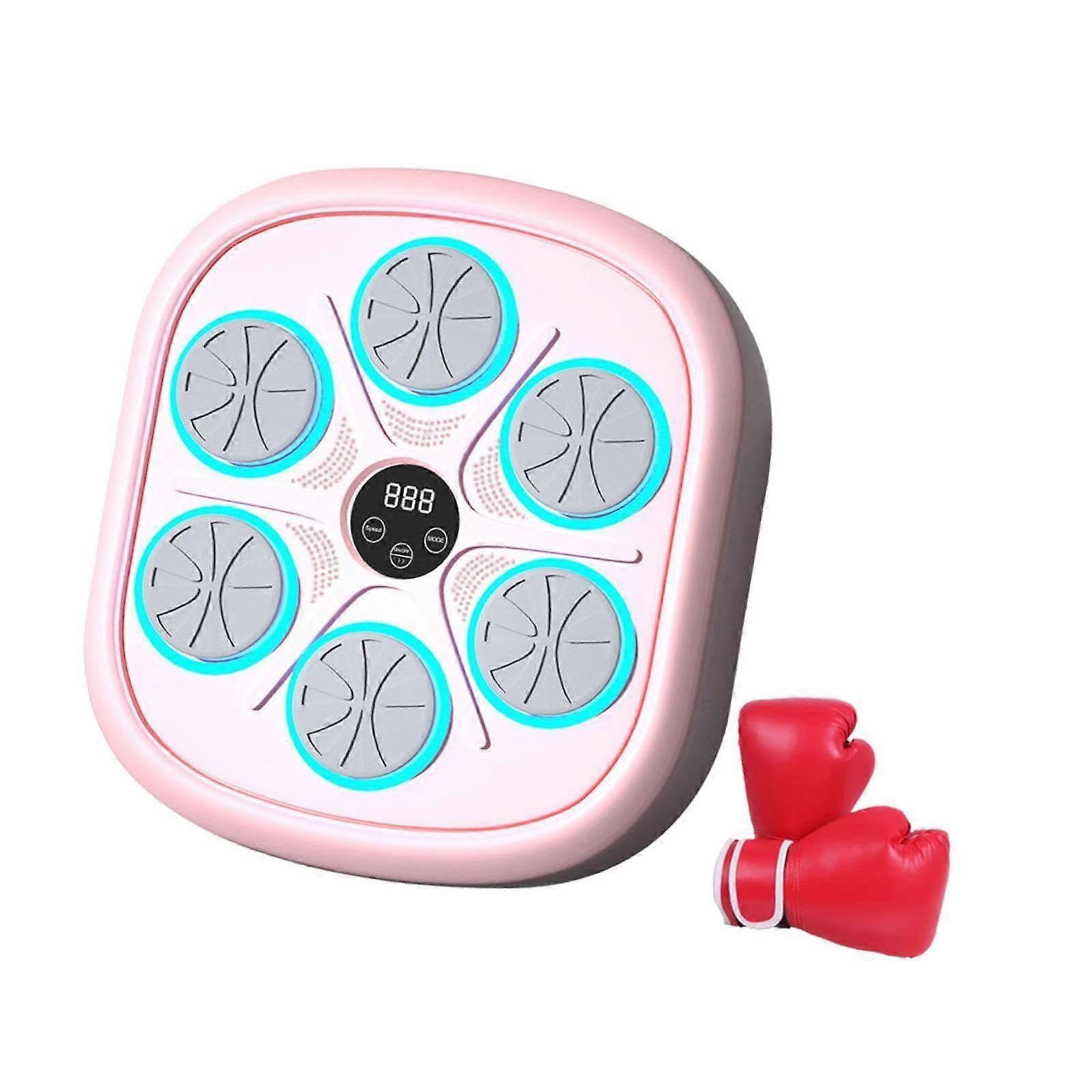 Music Boxing Machine with Gloves, Training Equipment, Boxing Training Equipment, Boxing Trainer, Electronic Boxing Target for Sports