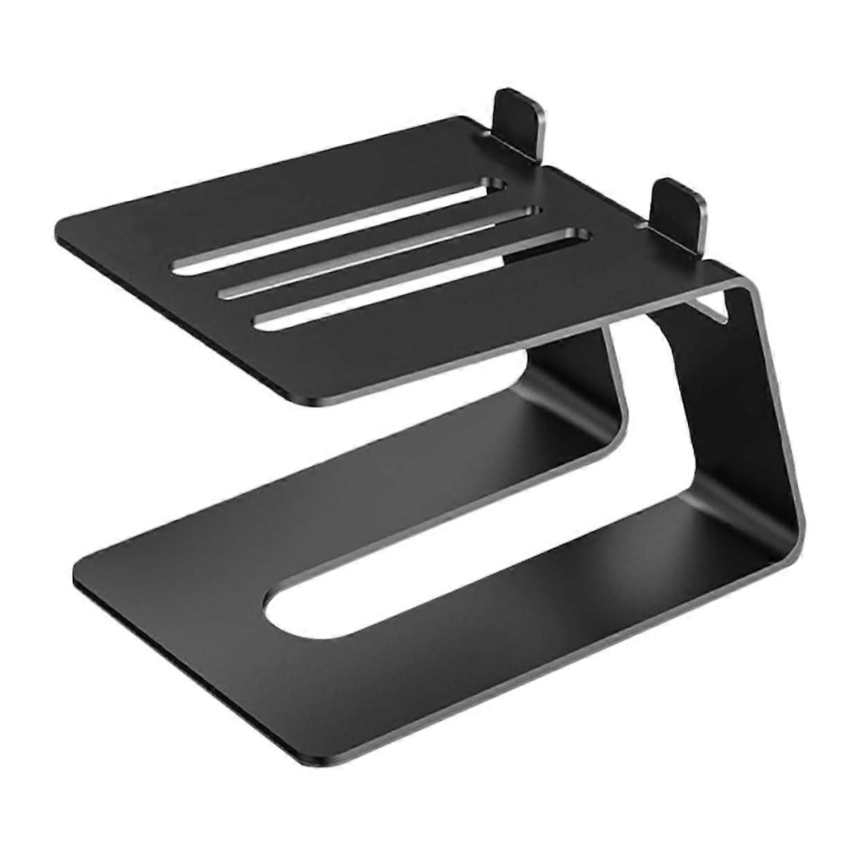 Metal Speaker Stand for Desktop, Sturdy Shock-Absorbing Holder for Computer Speakers, Artistic Design, Compatible with Most Models