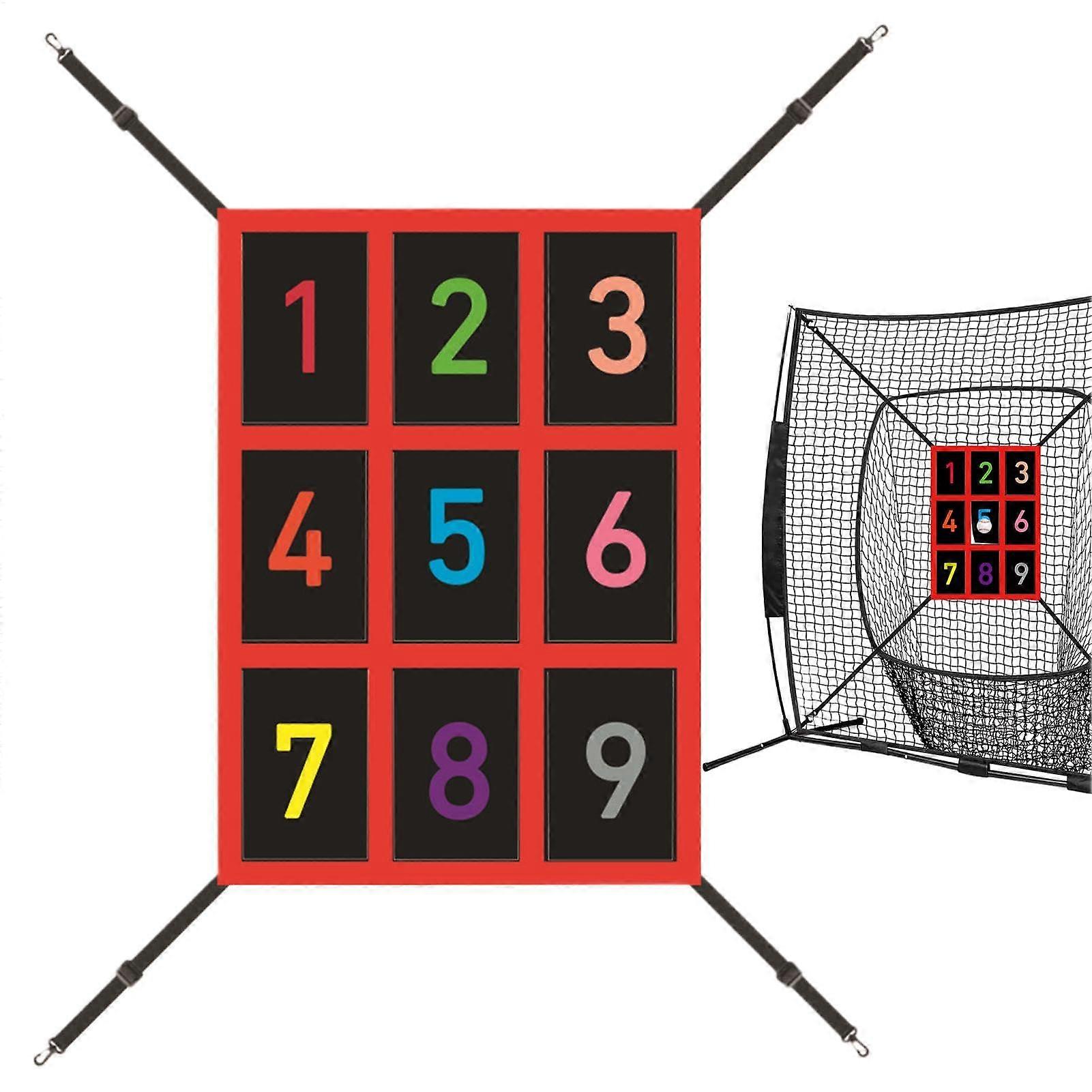 Baseball Pitching Net, Practice Throwing And Hitting With Accuracy, Adjustable Strike For Baseball Net Practice For Home Team Training