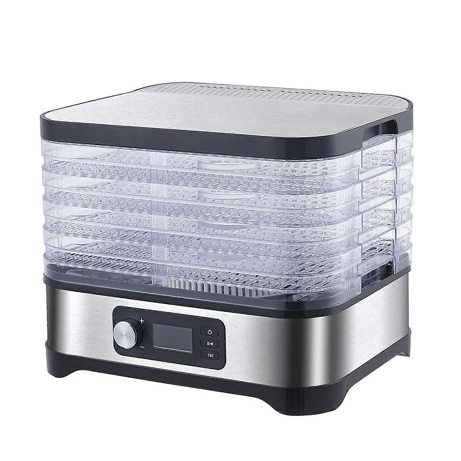 Food Dehydrator, Compact Countertop For Jerky, Meat, Fruit, Vegetables And Nuts, Compatible With Most Trays