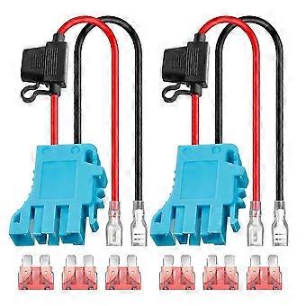2Pack 12 AWG Kabelbaumstecker Ersatz für Peg-Perego 12Volt SLA Batterie Ride on Vehicle R