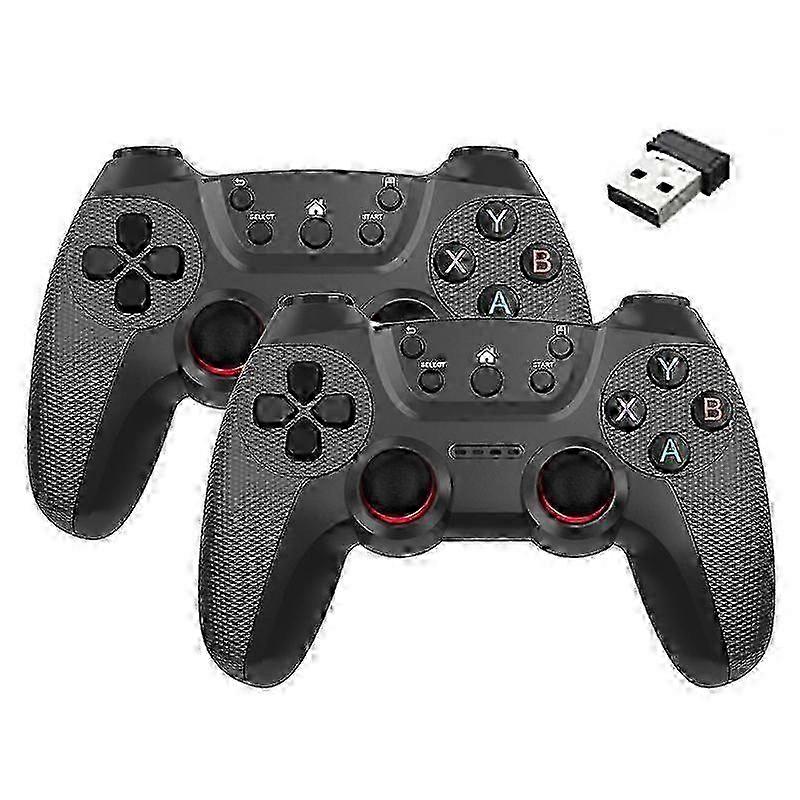 2.4G Wireless Controller for Two Players - KM-029 Compatibility with PC, Linux, Android & TV Box Devices