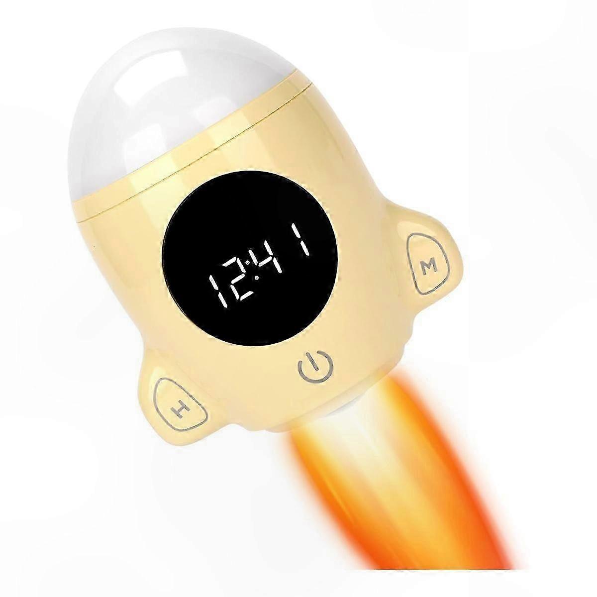 LED Night Light for Bathroom, Wall Mounted Space Light with Remote and Touch Control, Adjustable Brightness for Kids, US Plug