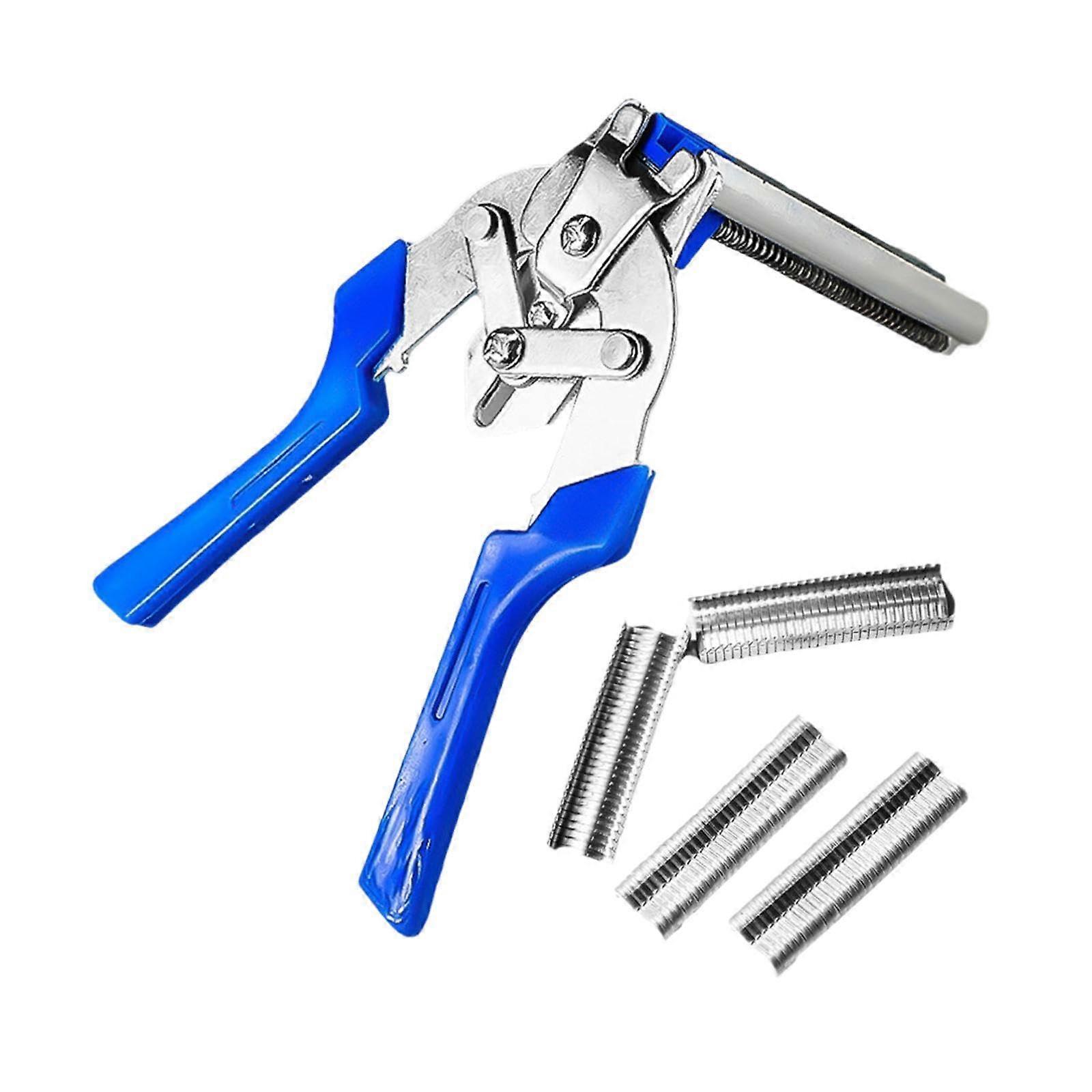Ring Plier Fencing Tool for Poultry Cage Assembly, Manual Hog Ring Pliers for Wire Mesh