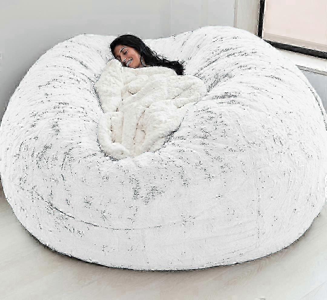 2025 Nya Extra Stora Säcksäckar Soffa Sofföverdrag Inomhus Lazy Lounge För Vuxna Barn Utan Stol, Rda8