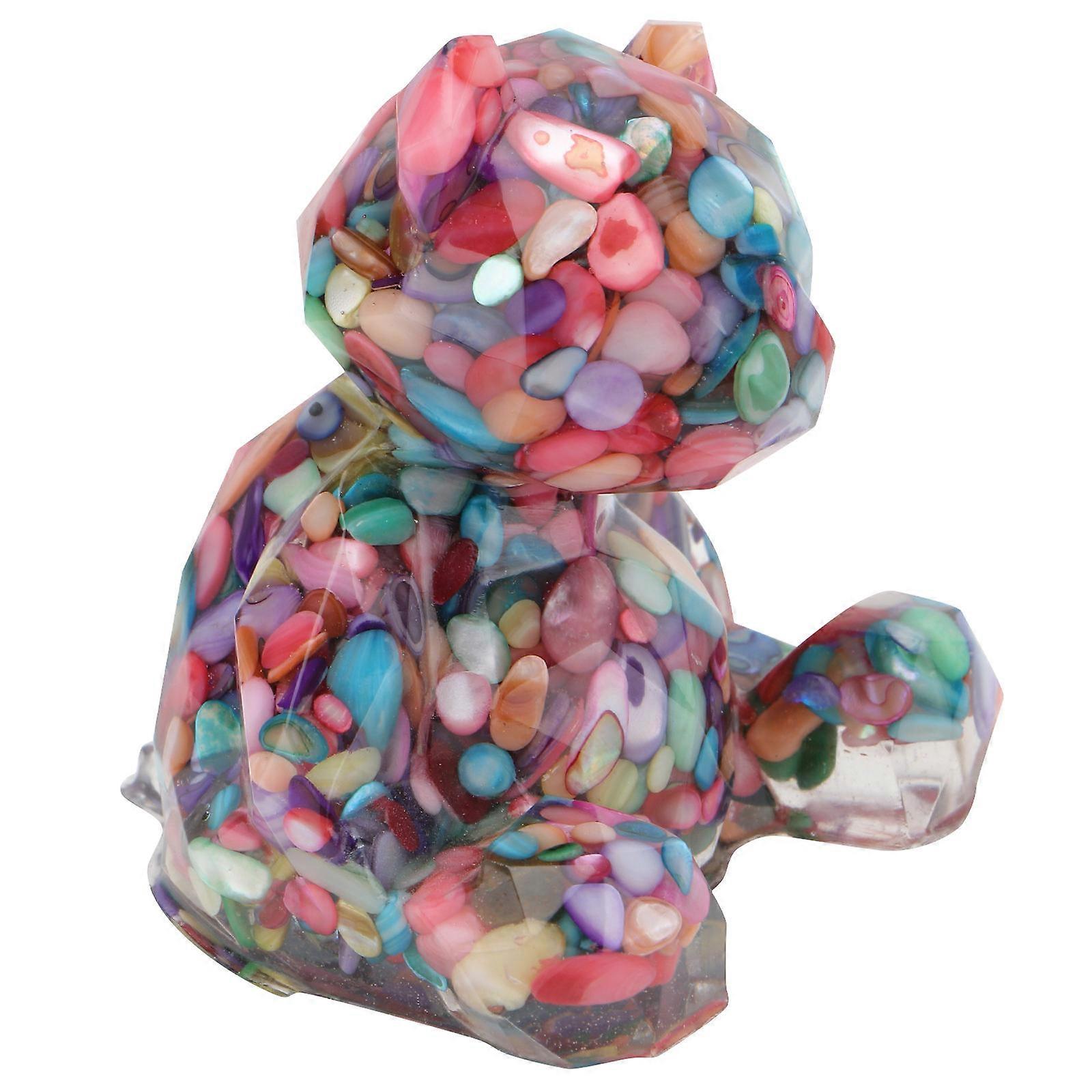 Crystal Gravel Rough Shape Home Decoration Multi Material Decor 1Pc