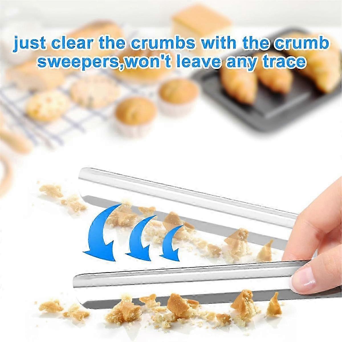 Table C Servers Table C b Sweeper with Pocket Clip - Stainless Steel Cleaner for Quick Cleaning in Servers